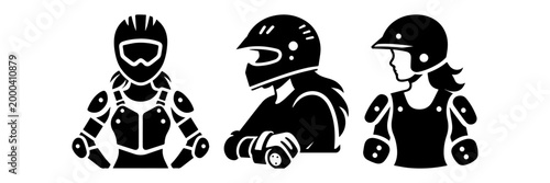 Motorcycle Riders in Protective Gear: Safety First.