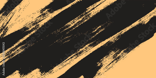 Hand drawn broad brush strokes creating a distressed, artistic grunge background. Ideal for creative designs and overlay