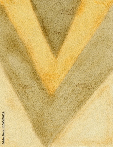 Abstract Yellow Background Texture with Geometric Shadow, Minimal Modern Backdrop