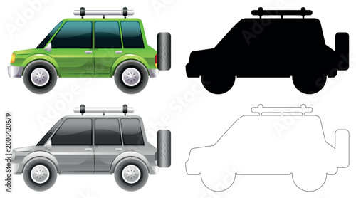 Acceleration Concept: Dynamic Car Logo & Outline Art