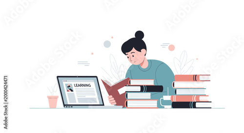 Smart home technology concept illustration featuring connected devices, security system, lighting and wireless automation icons, modern internet of things background for apps, presentations and innova