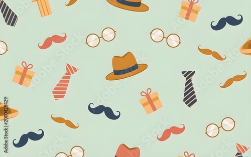 a charming seamless pattern design celebrating brothers day