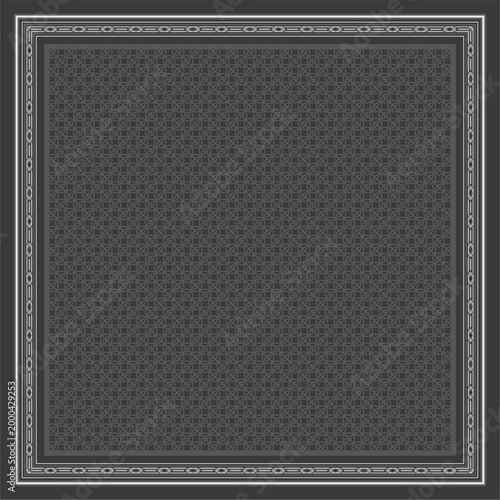 Elegant Red Floral Scarf with a Decorative BorderElegant Red Floral Scarf with a Decorative Border Elegant Square Scarf with Intricate Geometric Motif
