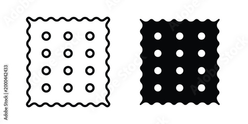 Crackers icon pack, best for Graphic designs. Vector