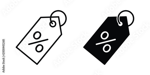 Discount tag icon pack, best for Graphic designs. Vector