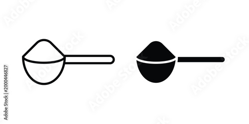 full spoon icon pack, best for Graphic designs. Vector