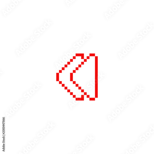 Cuadro en lienzo Ui Ux Icon in Pixel Style