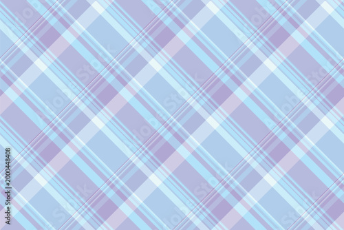 Soft pastel plaid. A calming pattern of intersecting lines in gentle blues and purples. Ideal for backgrounds, textiles, or design projects needing a soothing, modern touch.