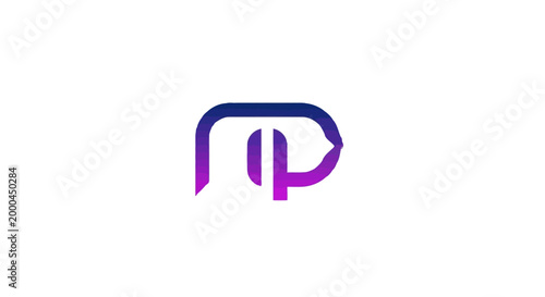 Abstract Monogram Logo Design