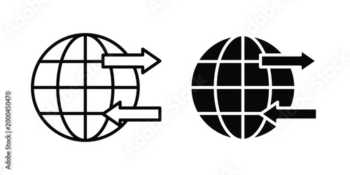 Import export icon pack, best for Graphic designs. Vector