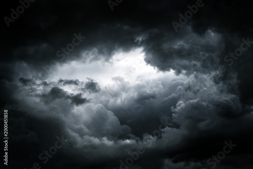 Hole in the Dramatic Clouds