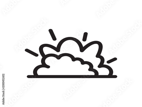 exploding cloud with sparkles vector illustration flat design
