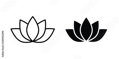 Lotus icon pack, best for Graphic designs. Vector