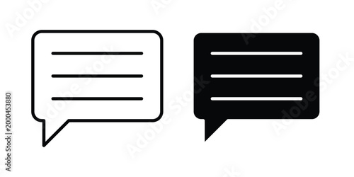 Message icon pack, best for Graphic designs. Vector