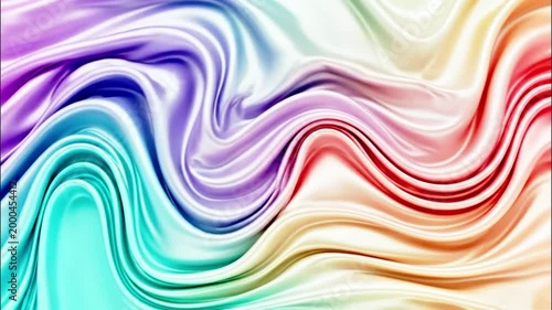 Colorful Abstract Fluid Waves Gradient Liquid Background Smooth Vibrant Design 4K