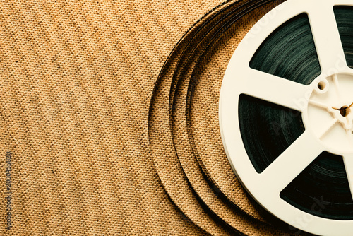 Old Film Reel closeup