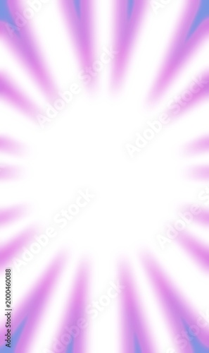 Abstract purple gradient brush with vintage light rays, radiant glow, soft texture, retro style, isolated on clean white background.