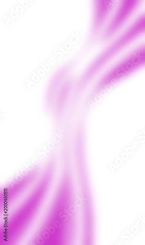 Abstract purple gradient brush forming flowing wave shapes, smooth motion, soft texture, modern style, isolated on clean white background.