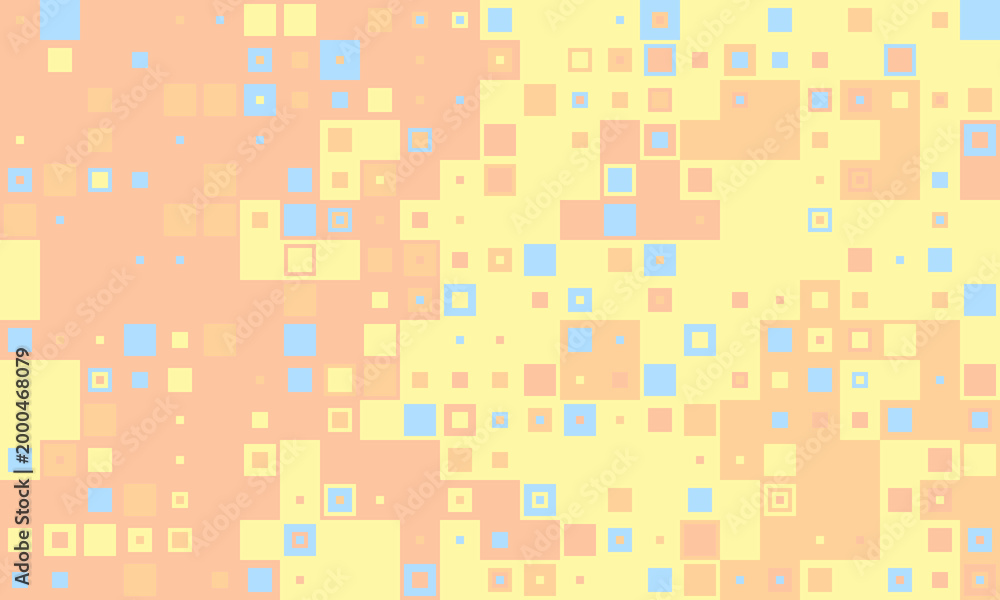 Obraz premium Abstract pastel square pattern. Perfect for backgrounds, websites, presentations, and digital design projects. Evokes feelings of calmness and modern sophistication.