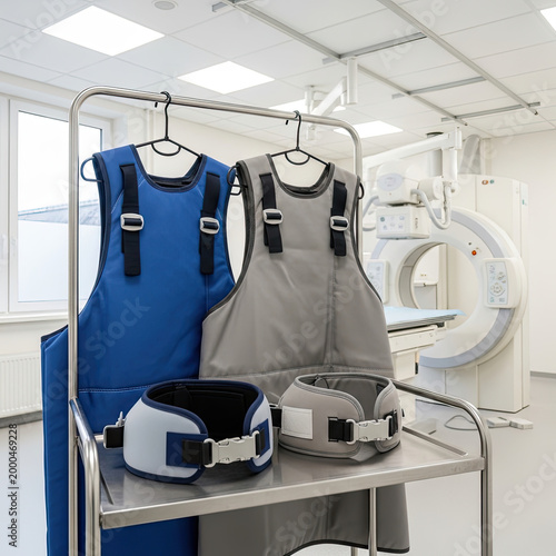 Medical protective gear for radiation therapy in a hospital setting