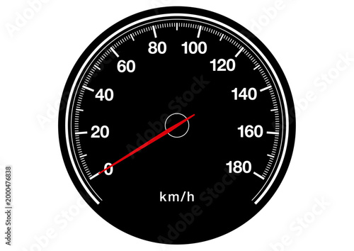 スピードメーターのベクターイラスト素材