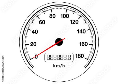 スピードメーターのベクターイラスト素材