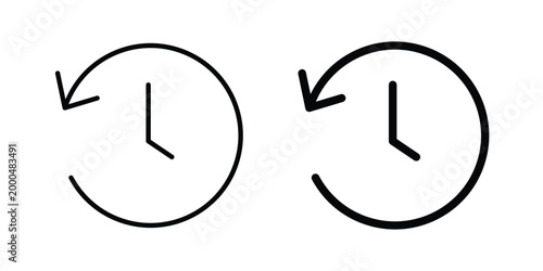 History icon pack vectors for graphic projects.