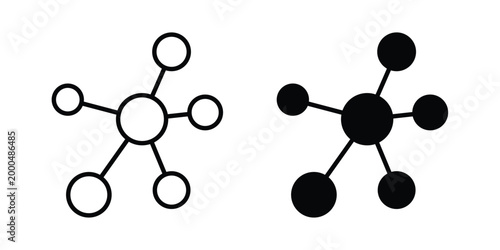 Network icon pack vectors for graphic projects.