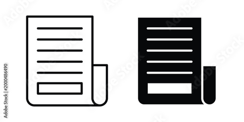 News icon pack vectors for graphic projects.