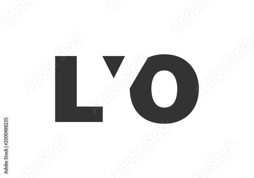 LYO logo design. Initial letter L Y O bold font style for tech startups, consulting, corporate branding. Creative company name, headlines typography identity, trendy logotype.