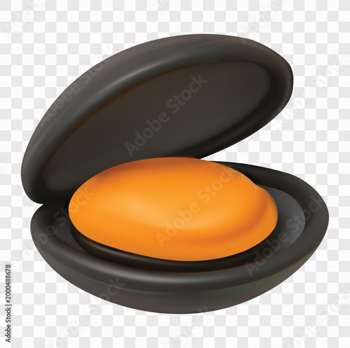 Seafood and Marine Culinary Vector Icon Set | 3D icon set | mussel