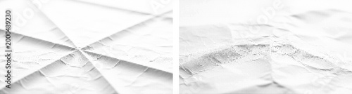 Abstract geometric shapes create striking monochrome art.