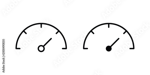 Принти на полотні Speedometer icon pack vectors for graphic projects.