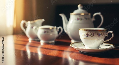 coffee cup and teapot, coffee cup and teapot