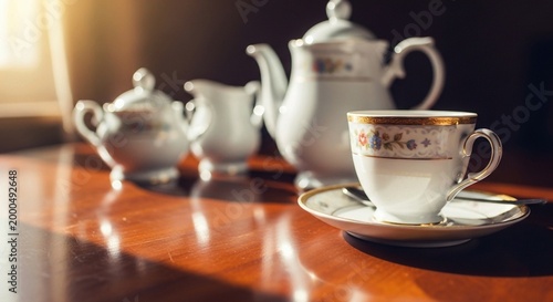 coffee cup and teapot, coffee cup and teapot