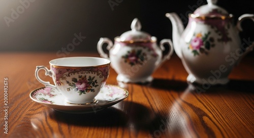 coffee cup and teapot, coffee cup and teapot