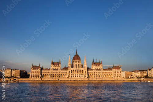 Hungarian Parliament Building In Budapest, Hungary