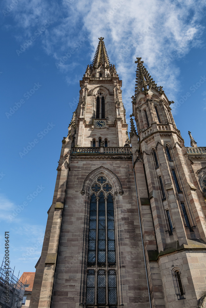 Fototapeta premium Temple Saint-Etienne In Mulhouse