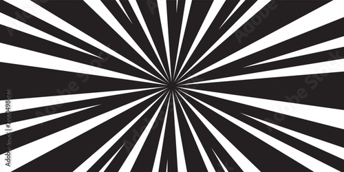 Tableau sur toile black and white lines vortex speed texture effect