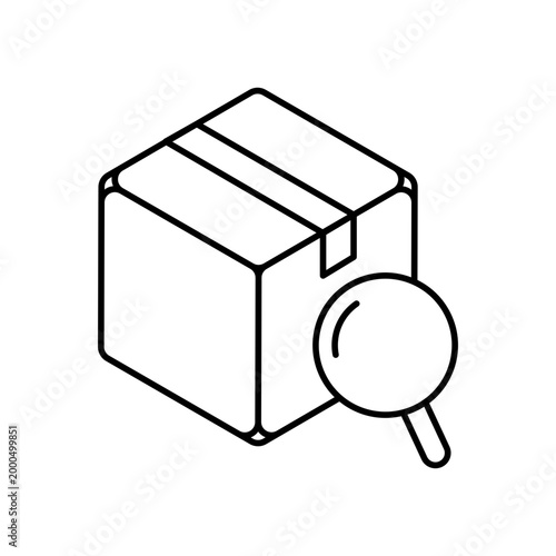 Package Tracking vector icon