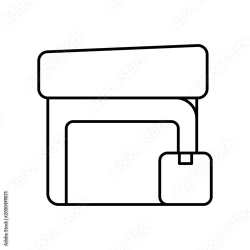 Warehouse vector icon