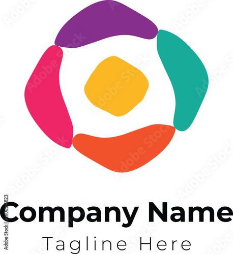 Abstract Shape Creative Logo