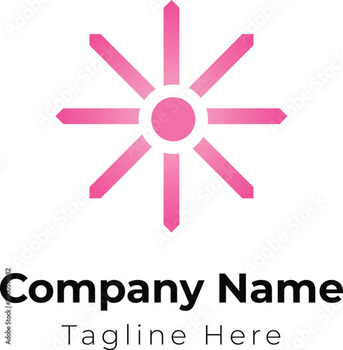Pink Radiant Star Energy Logo