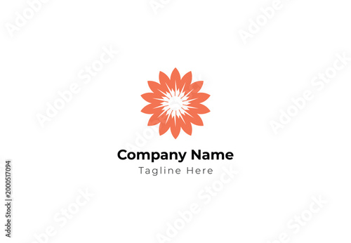 Orange Petal wheel logo