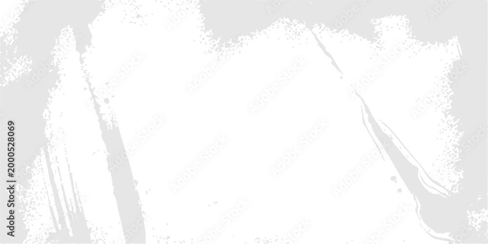 Obraz premium Vintage black ink splatter and messy paint textures create a grungy abstract vector background with a dirty floral border design on old paper