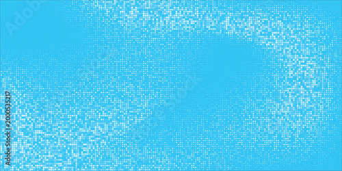 Light grey dithered square pixel effect texture on clean white background.