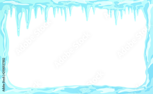 つららの透過フレーム_横