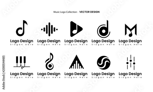 Music Logo Collection. Vector files.