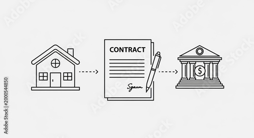 House to Bank Contract.