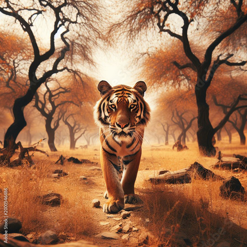 tiger in the jungle